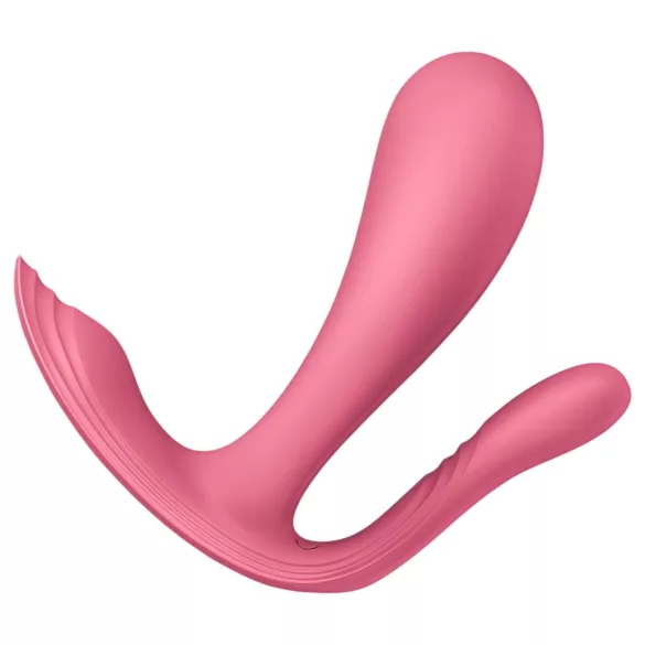 Satisfyer Top Secret+ - bærbar G-punkts- og analvibrator (pink)