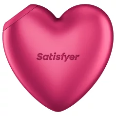  Satisfyer Cutie Heart - klitorisvibrator med lufttrykbølger - pink