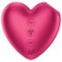 Satisfyer Cutie Heart - klitorisvibrator med lufttrykbølger - pink