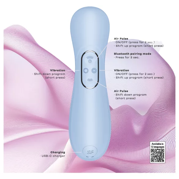 Satisfyer Pro 2 Generation 4 - luftbølgestimulator til klitoris (blå)