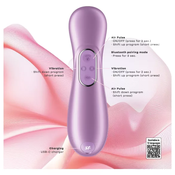 Satisfyer Pro 2 Generation 4 - luftbølgevibrator til klitoris (lilla)