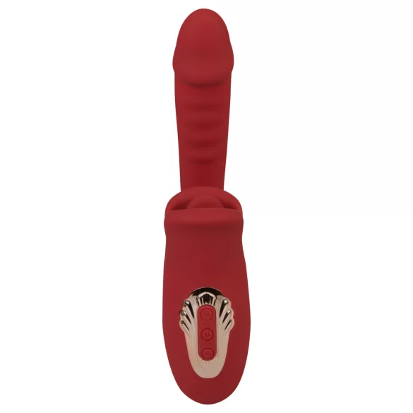 EIS Passion Lips - G-punktsvibrator med slikfunktion - rød