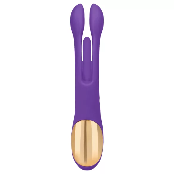 EIS - klitorisvibrator med bevægelig tunge og arm - silikon - lilla