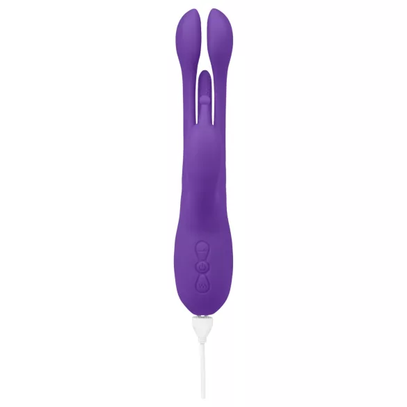 EIS - klitorisvibrator med bevægelig tunge og arm - silikon - lilla