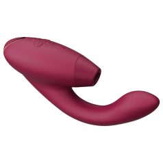   Womanizer Duo 2 - G-punkt vibrator med klitorisstimulator - rød