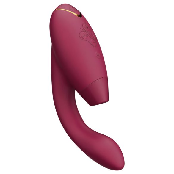 Womanizer Duo 2 - G-punkt vibrator med klitorisstimulator - rød