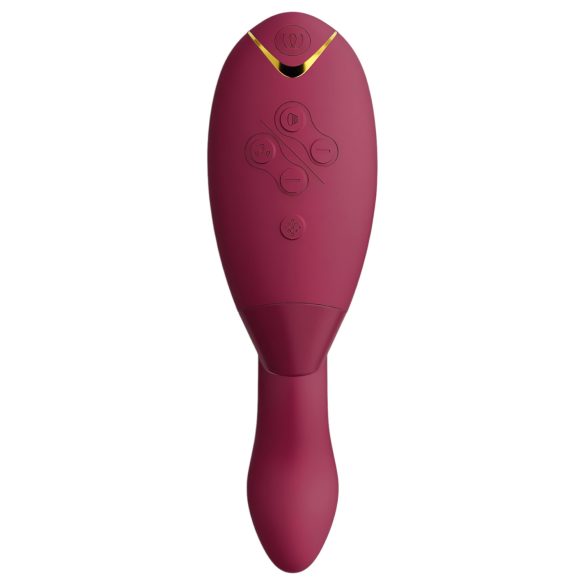 Womanizer Duo 2 - G-punkt vibrator med klitorisstimulator - rød