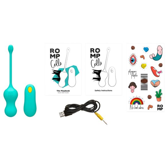 ROMP Cello - fjernstyret bækkentræningskugle - grøn