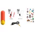 ROMP Riot - mini vibrator - kompakt - orange
