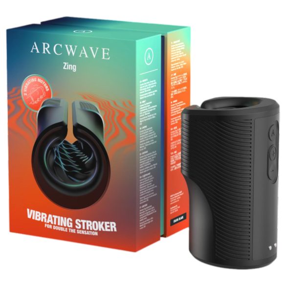 Arcwave Zing - Dobbelmotoriseret Masturbator (sort)