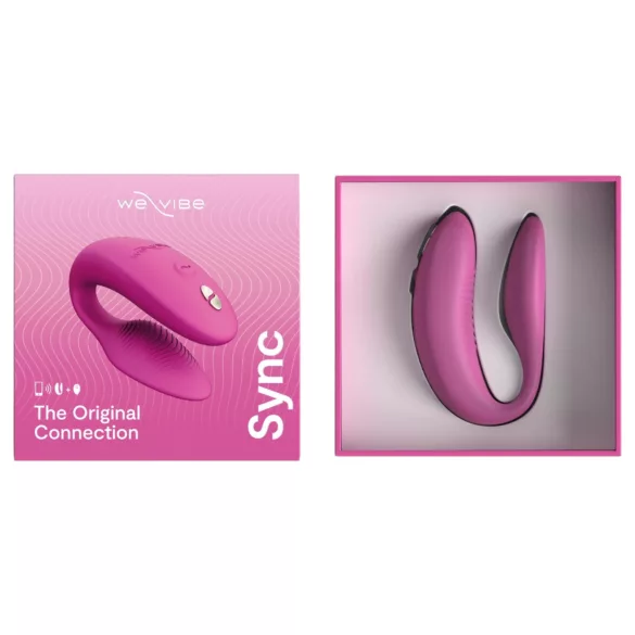 We-Vibe Sync - App- og fjernbetjent parvibrator (pink)