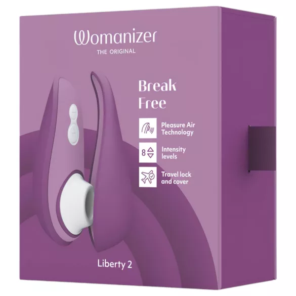 Womanizer Liberty 2 - klitorisvibrator med luftstimulation - lilla