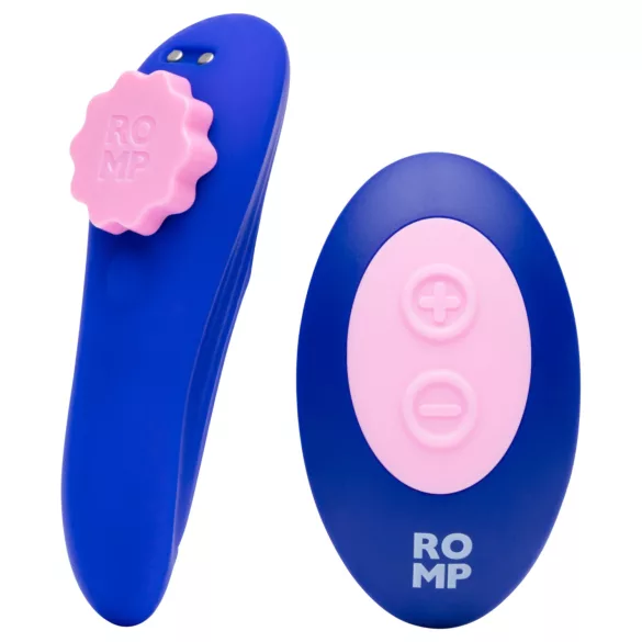 ROMP Party - trussevibrator med fjernbetjening - lilla