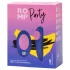 ROMP Party - trussevibrator med fjernbetjening - lilla