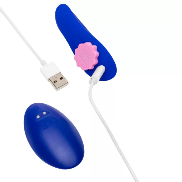 ROMP Party - trussevibrator med fjernbetjening - lilla