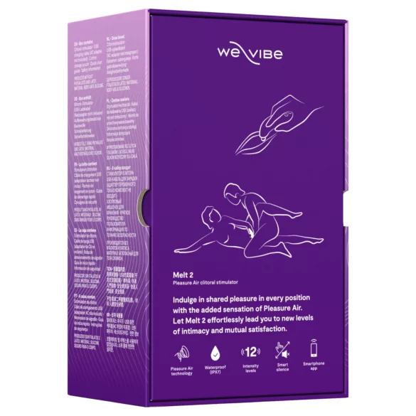 We-Vibe Melt 2 - App-styret luftbølge-klitorisstimulator (lilla)