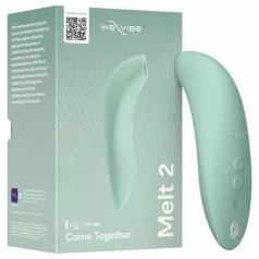   We-Vibe Melt 2 - App-styret luftbølge-klitorisvibrator (turkis)