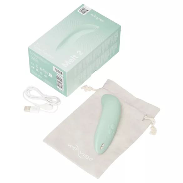We-Vibe Melt 2 - App-styret luftbølge-klitorisvibrator (turkis)