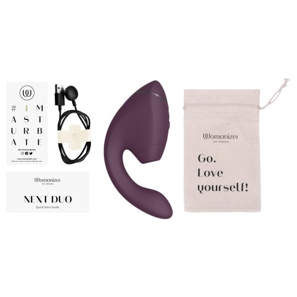 Womanizer Next Duo - G-punkt vibrator og klitorisstimulator - lilla