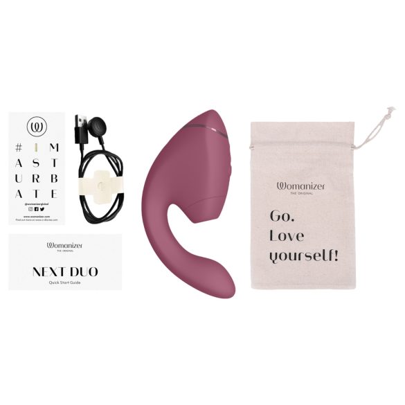Womanizer - G-punktsvibrator og klitorisvibrator - 2i1 - pink