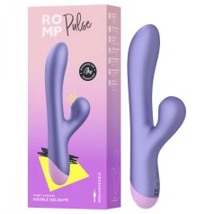   ROMP Pulse - G-punkts vibrator med lufttryks klitorisstimulator - lilla