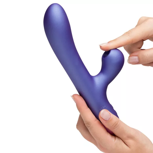 ROMP Pulse - G-punkts vibrator med lufttryks klitorisstimulator - lilla