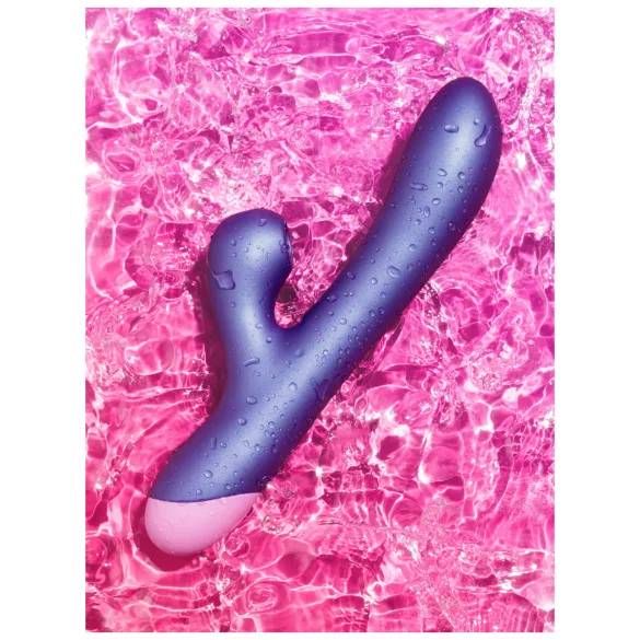 ROMP Pulse - G-punkts vibrator med lufttryks klitorisstimulator - lilla