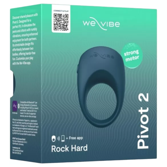 We-Vibe - penisring med vibrator - app-styret - silicone blå