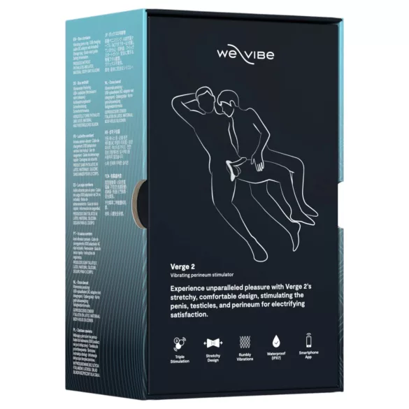We-Vibe Verge 2 - App-styret vibrerende penisring til mænd (sort)