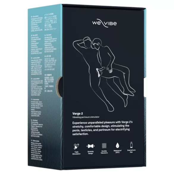 We-Vibe Verge 2 - App-styret vibrerende penisring til mænd (sort)