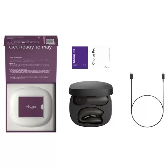 We-Vibe Chorus Pro - App- og fjernbetjent parvibrator (sort)
