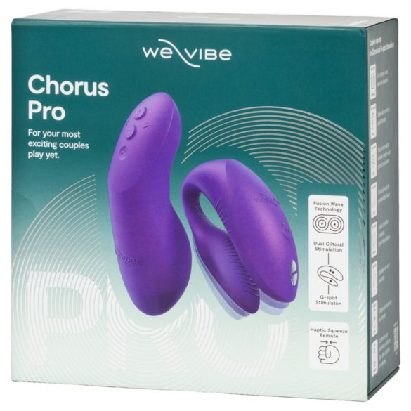 We-Vibe Chorus Pro - parvibrator med fjernbetjening - lilla