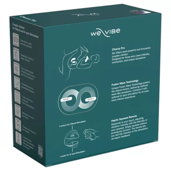 We-Vibe Chorus Pro - app- og fjernbetjent parvibrator (lilla)