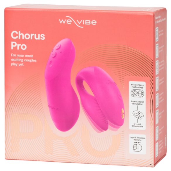 We-Vibe Chorus Pro - parvibrator med fjernbetjening - pink