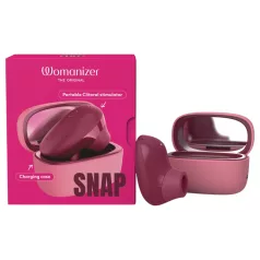   Womanizer Snap - lufttryks-klitorisstimulator med opladningsetui (rød)