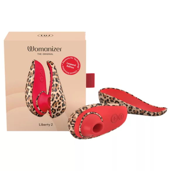 Womanizer Liberty 2 - luftbølge-klitorisstimulator (leopard)