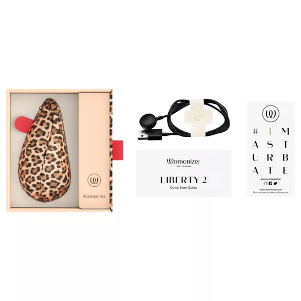 Womanizer Liberty 2 - luftbølge-klitorisstimulator (leopard)