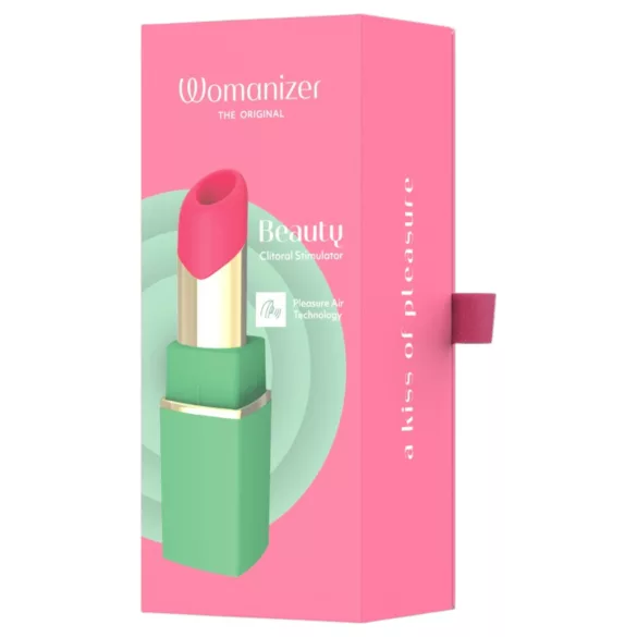 Womanizer Beauty - læbeformet luftbølgende klitorisstimulator (grøn)
