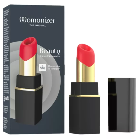 Womanizer Beauty - læbestiftsformet lufttryks-klitorisstimulator (sort)