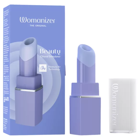 Womanizer Beauty - lufttryks-klitorisstimulator i læbestiftform (lilla)