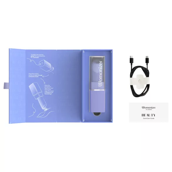 Womanizer Beauty - lufttryks-klitorisstimulator i læbestiftform (lilla)