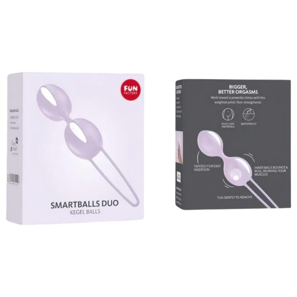Fun Factory Smartballs Duo – Geishakugle med indvendig kugle (lilla)