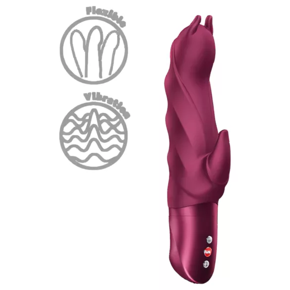 Fun Factory Darling Devil - klitorisvibrator med arm (rød)