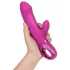 Fun Factory Bi Stronic Embrace - stødpulsator med klitorisarm (pink)