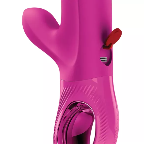 Fun Factory Bi Stronic Embrace - stødpulsator med klitorisarm (pink)