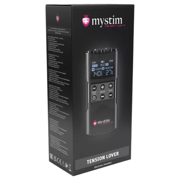 mystim Tension Lover 2 - elektrosex sæt - digital - sort