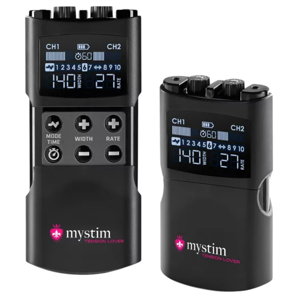 mystim Tension Lover 2 - elektrosex sæt - digital - sort