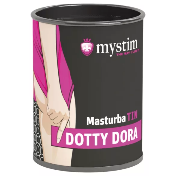 Mystim MasturbaTIN Dotty Dora - onanist - prikket struktur - hvid