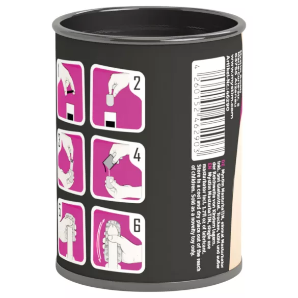 Mystim MasturbaTIN Dotty Dora - onanist - prikket struktur - hvid