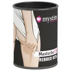 Mystim - masturbator - ribbet tekstur - hvid